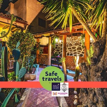 Hotel Del Carmen Tlalpujahua ภายนอก รูปภาพ